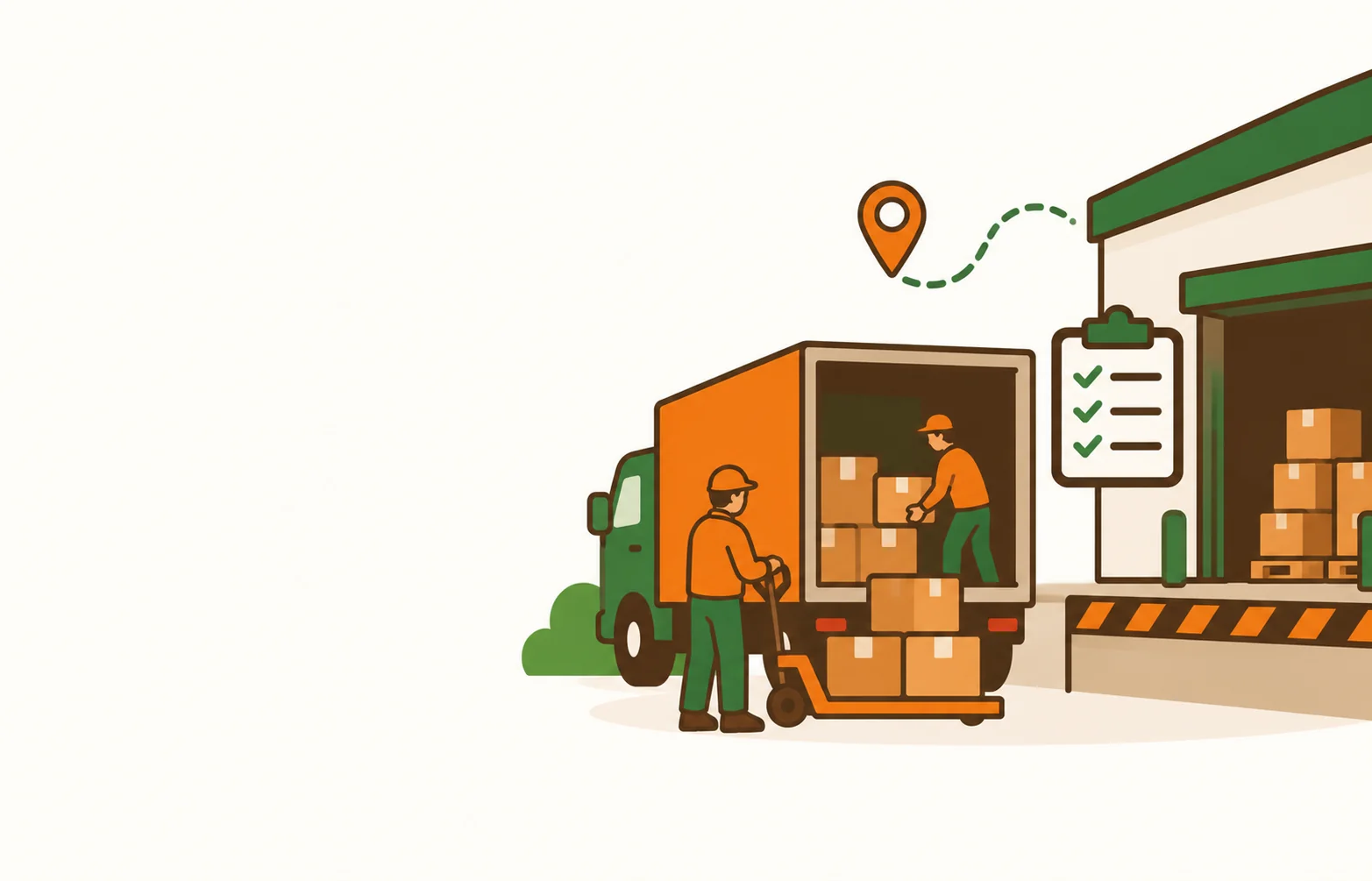 Logistics and Dispatch illustration