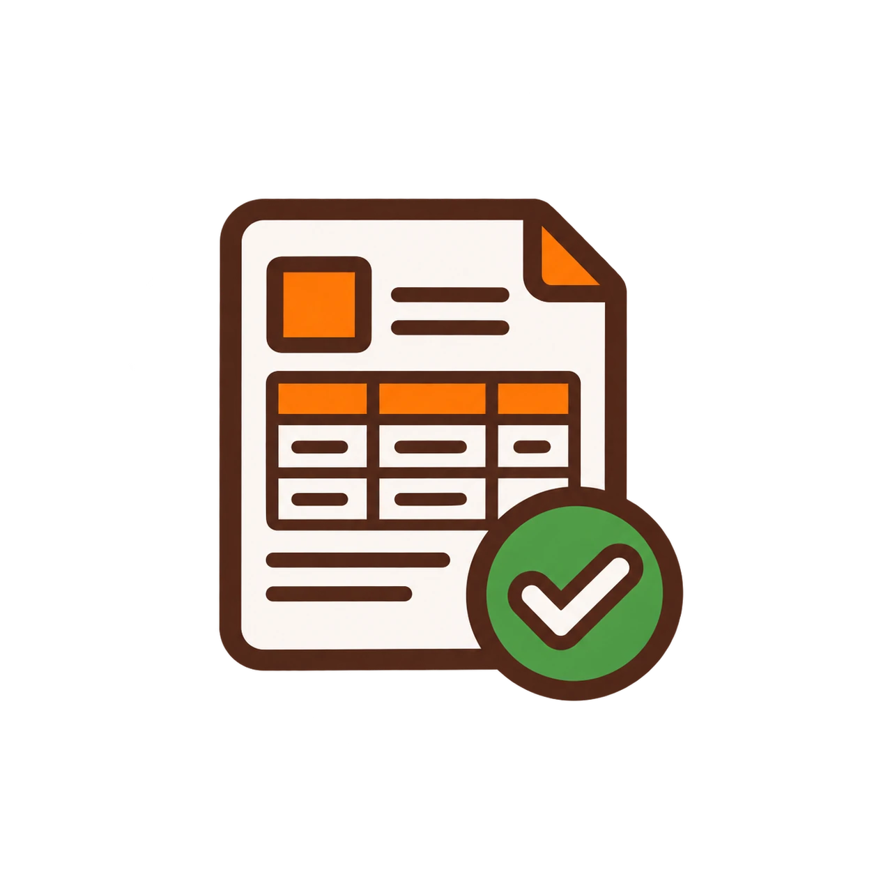 Procurement and inventory icon