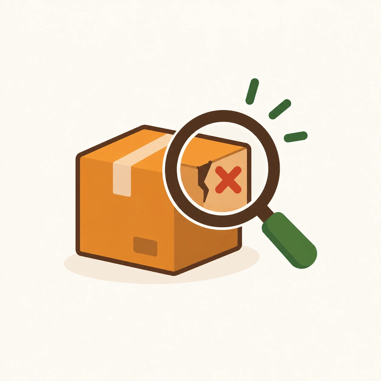 Quality issue caught late icon