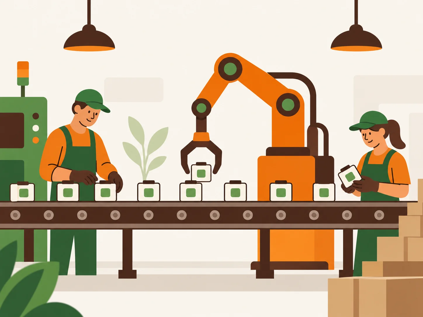 Discrete Manufacturing illustration