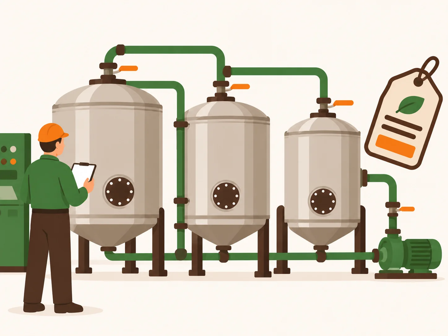 Process Manufacturing illustration